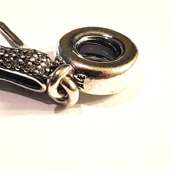 Authentic NEW Pandora Stiletto Shoe Dangle Charm S925ALE Pavé CZ - Picture 8 of 9